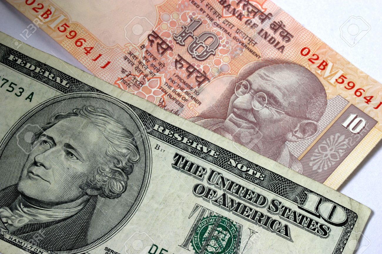 Dollar vs rupess