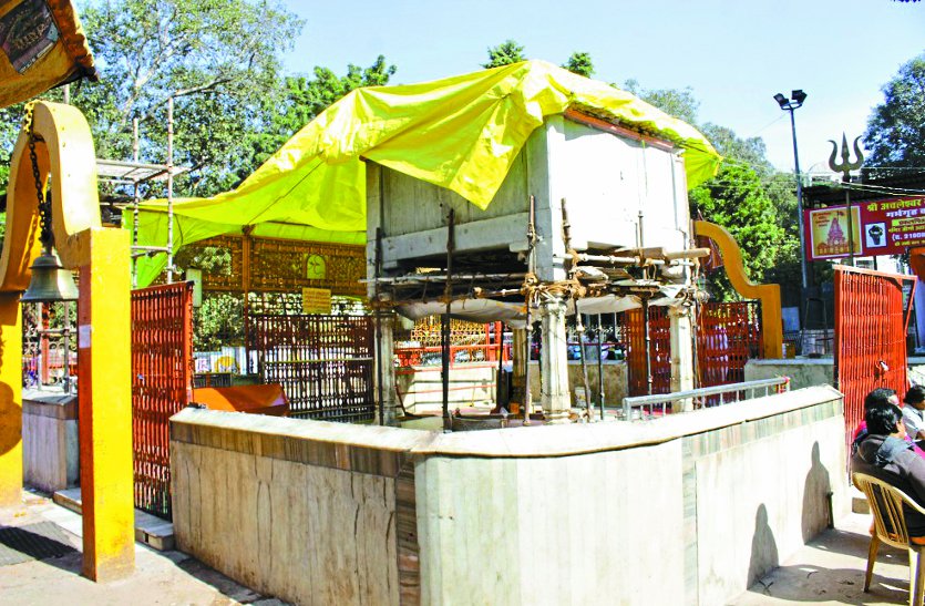 achleshwar temple gwalior renovation under process in gwalior