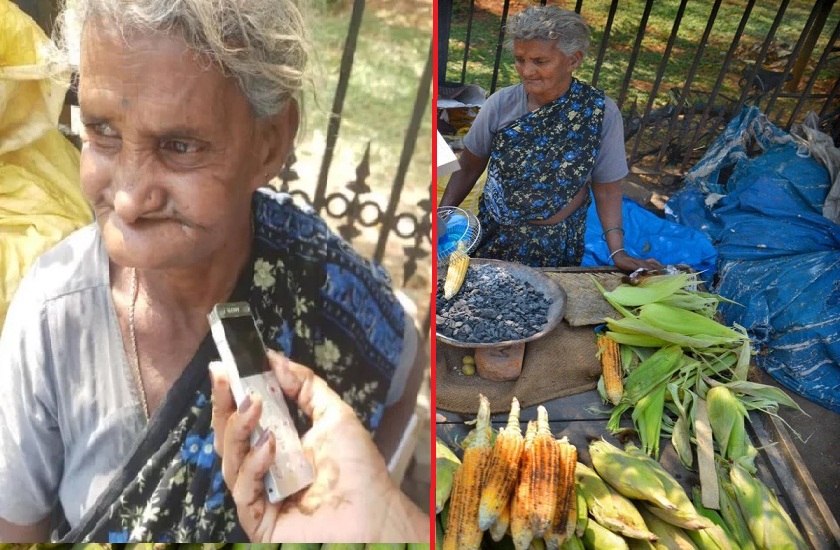 75 year old street vendor now uses solar power to roast corn