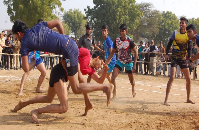 Team champion of village Shivdayalpura in kabaddi