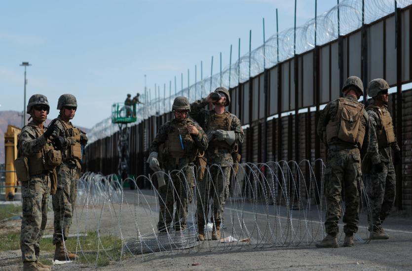 US troops to Mexico border