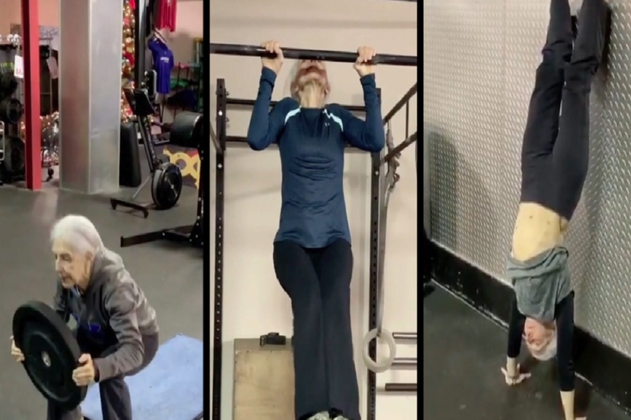 72 year old lady lauren bruzzone workout videos goes viral