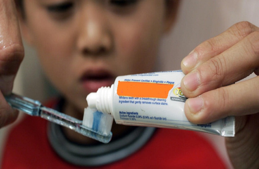 a report says american children use toothpaste more than needed