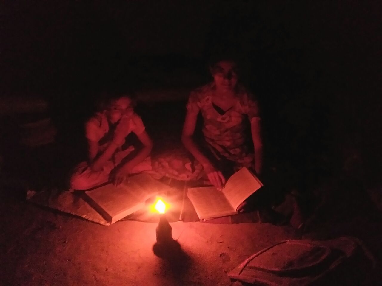 Not been light in the village so far, Department work uttered-running