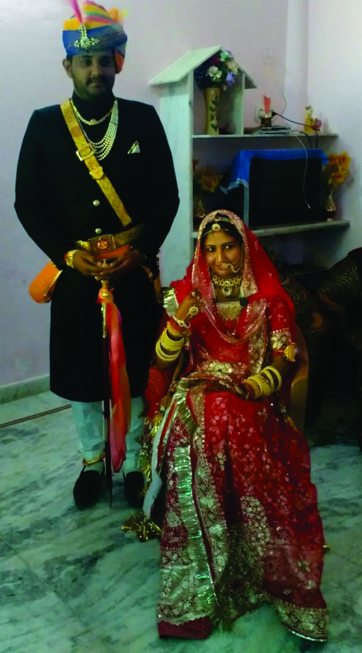 The groom deflected with dowry