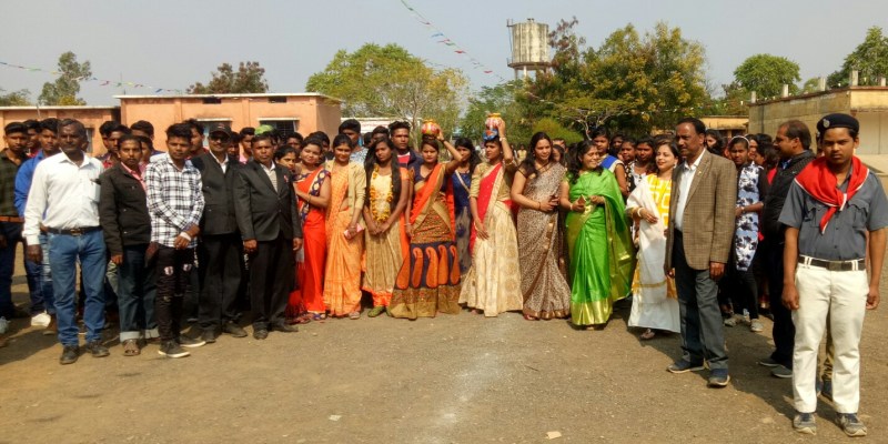 Farewell to students of class XII