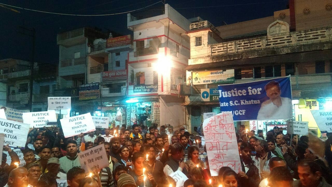candle march to give justice to Khatua