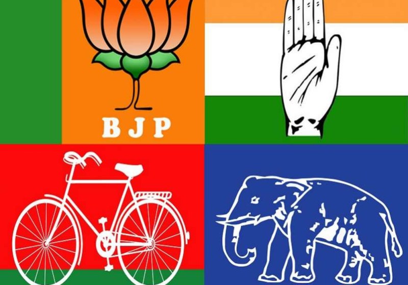 SP BSP BJP congress