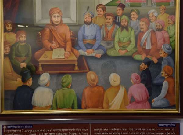 नवलखा महल में 137 वर्ष पूर्व करीब सवा 6 माह किया था प्रवास महर्षि दयानंद सरस्वती इसी दौरान सत्यार्थ प्रकाश महोत्सव की थी रचना देखे तस्वीरें