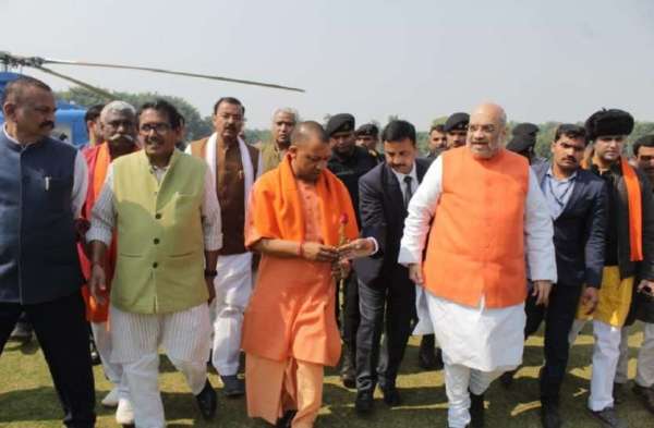 amit shah in prayagraj