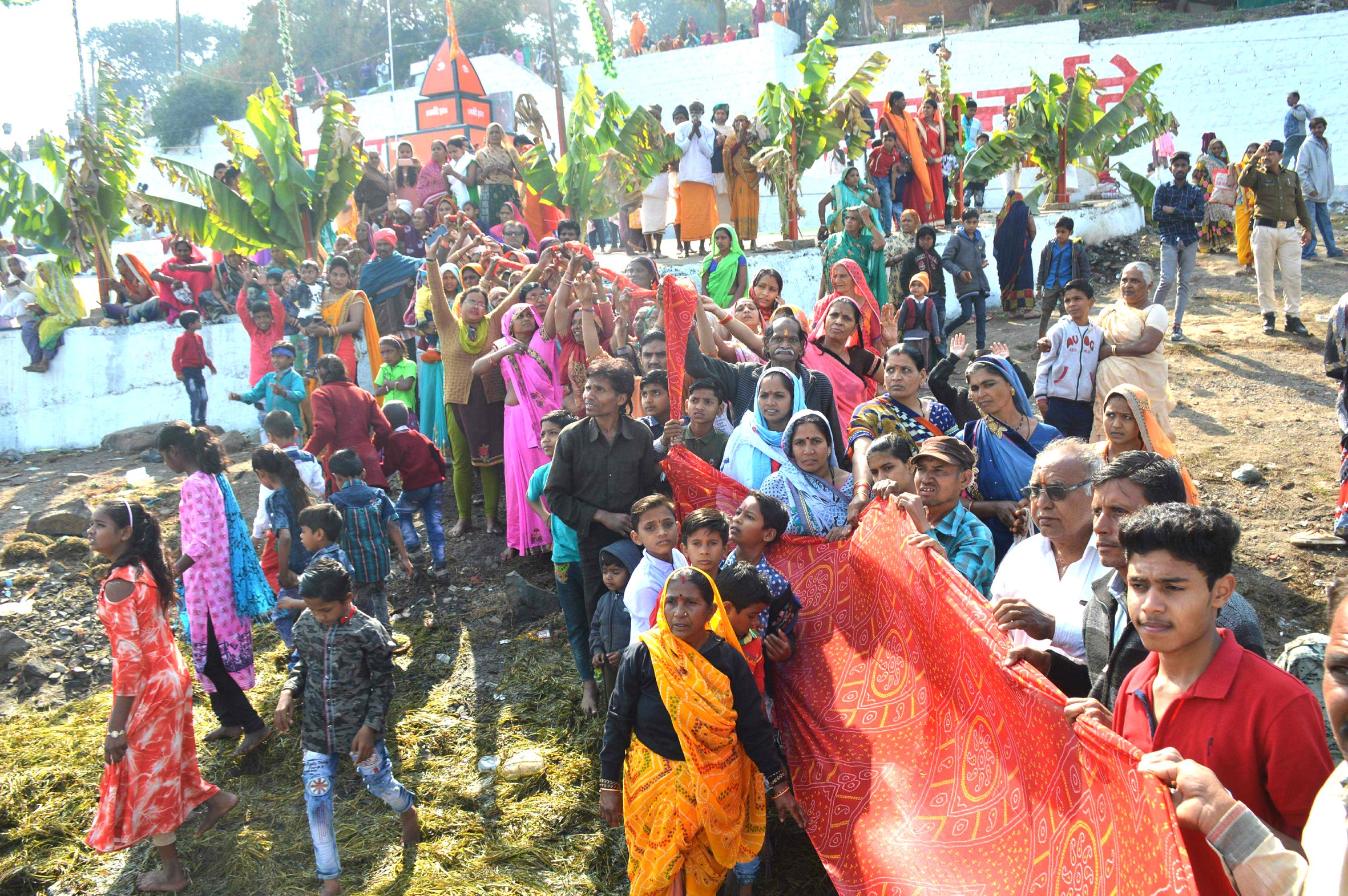 Organizing on Rohini Tirtha on Narmada Jayanti