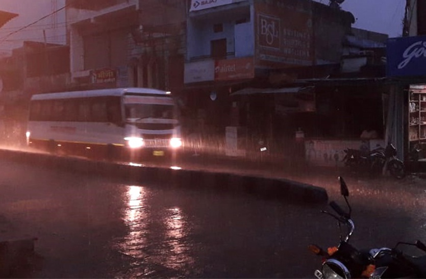 Rain in kota rajasthan