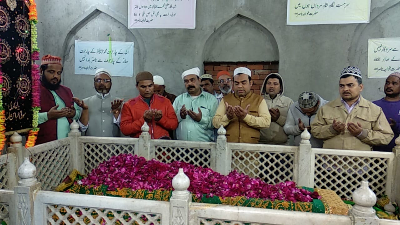 After the prayers of Juma, Muslims paid tribute to the martyrs