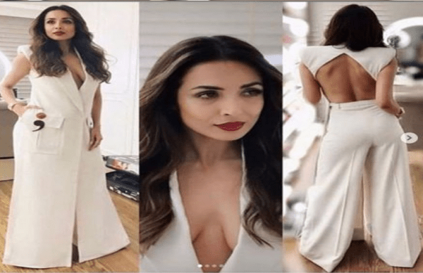 व्हाइट हॉट ड्रेस में मलाइका ने लगाया अपनी बोल्डनेस का तड़का, फैंस हुए दीवाने