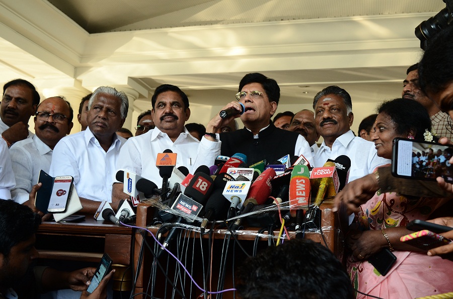 NDA will win 40 seats in Tamilnadu : Piyush Goyal