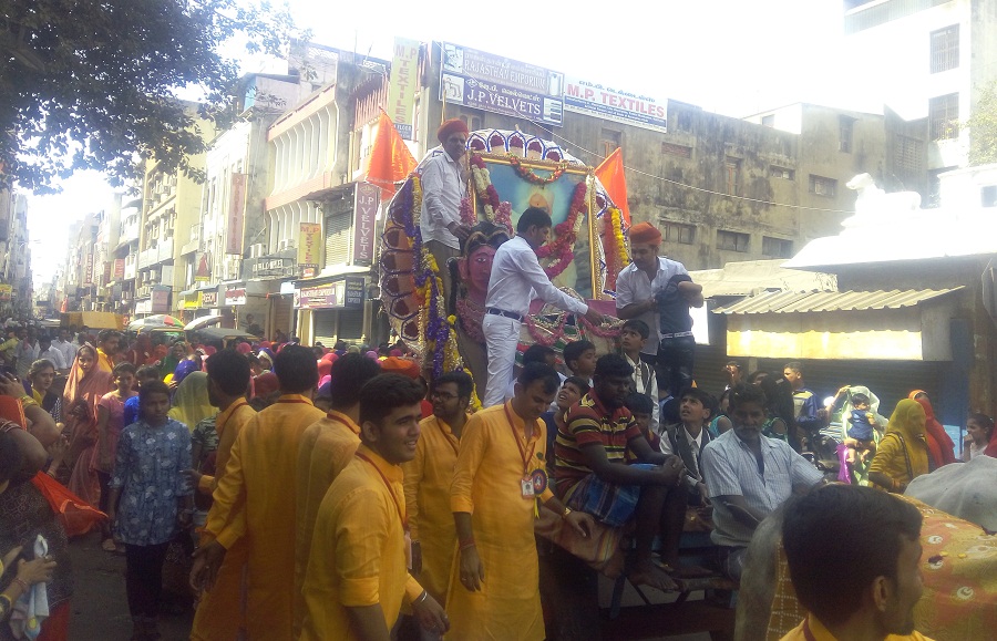 Shobha Yatra on 20th anniversary of Kheteshwar temple