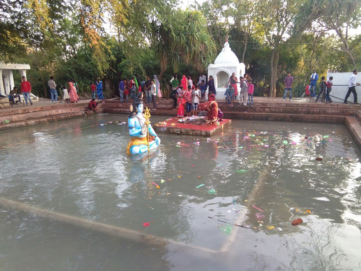 Devotees performed sacred bath