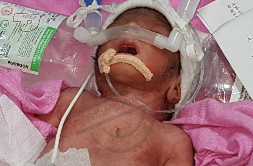 Newborn left in parental in bhilwara