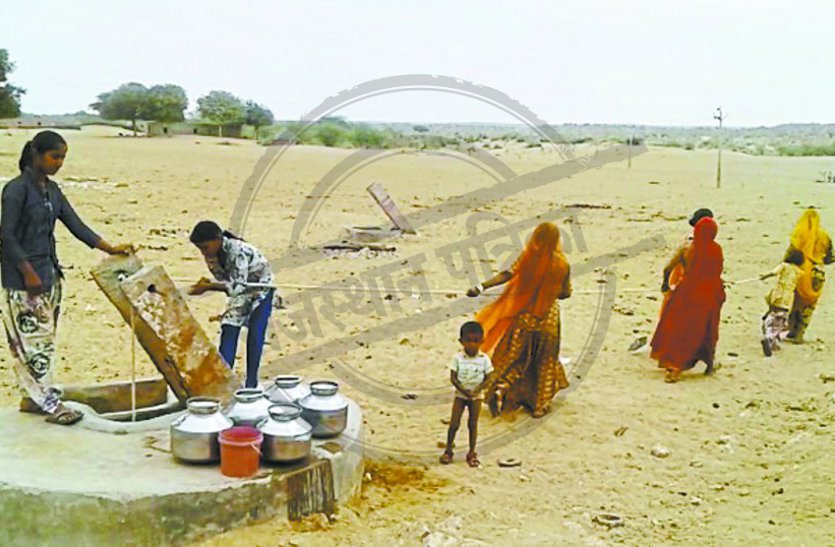 Water scarcity in villages of border