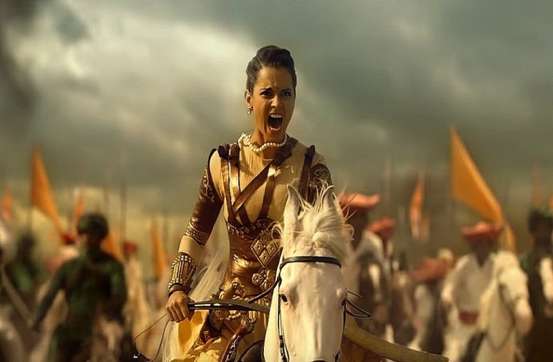 kangana ranaut riding a mechanical horse manikarnika scene of viral