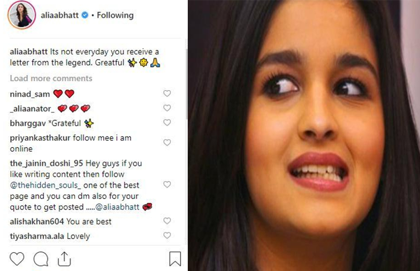Alia Bhatt spelling mistake on instagram fans make fun
