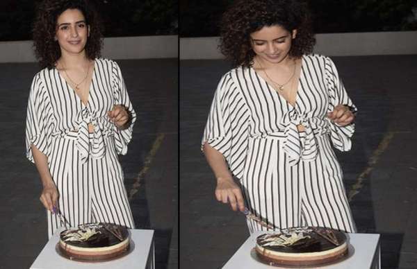 Sanya Malhotra 27th birthday celebration latest photos
