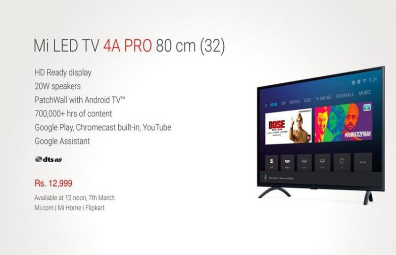 MI LED TV 4A Pro 32-inch