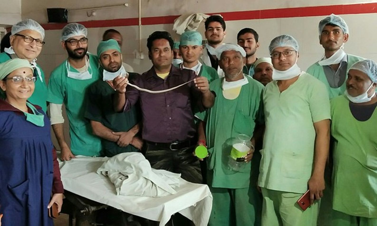 Snake in Operation Theater