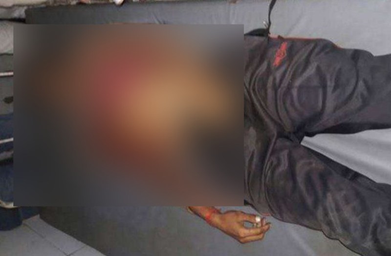 Forest employee throat slaying in bilaspur