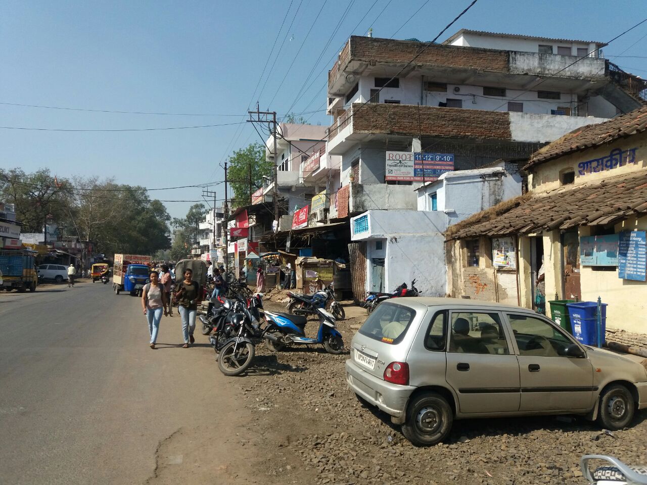 road construction on ranjhi