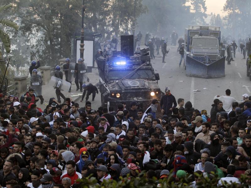 Algeria protests against president against nomination for post for fifth time in a row