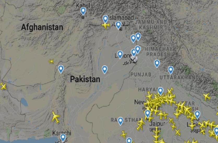 Pakistan closed Airspace 