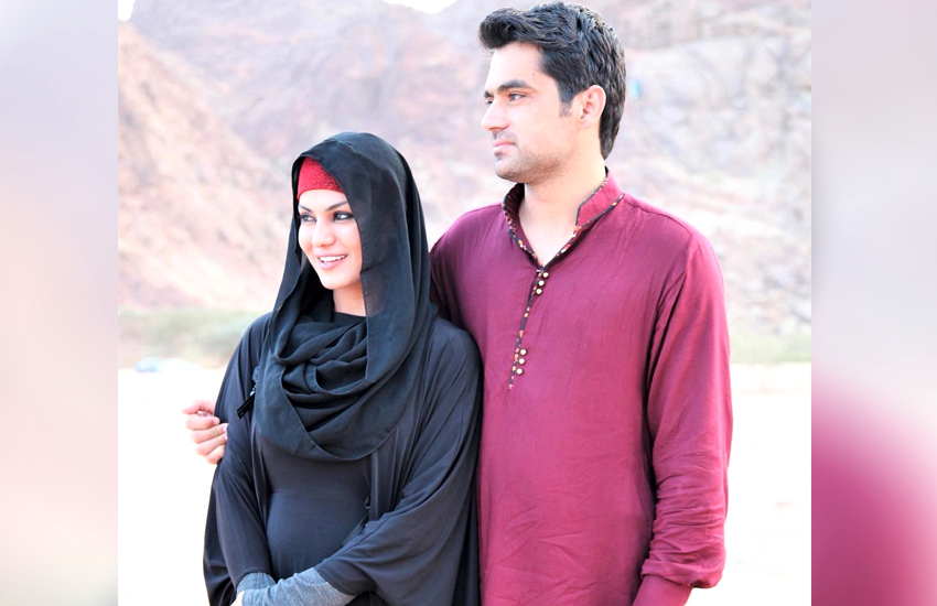 Veena Malik with husband