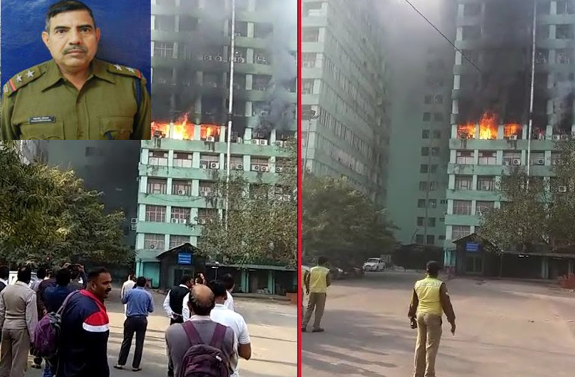CGO Complex Fire New Delhi Rajasthan CISF Jawan died