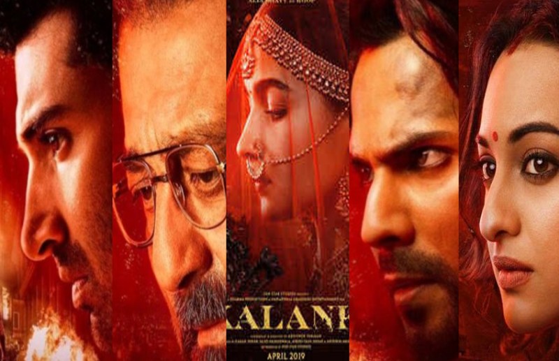 kalank movie posters and characters name