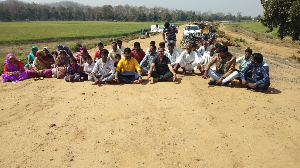 Farmers stopped doubling of railway lines work, sontalai, khotha, itarsi