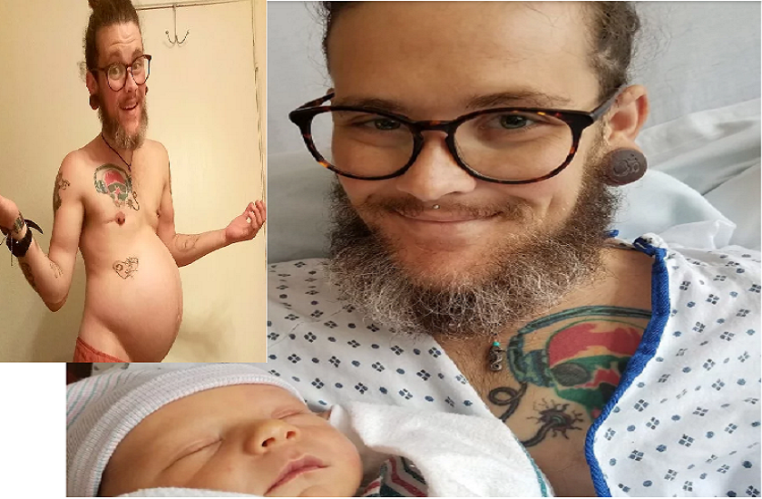 transgender gives birth baby