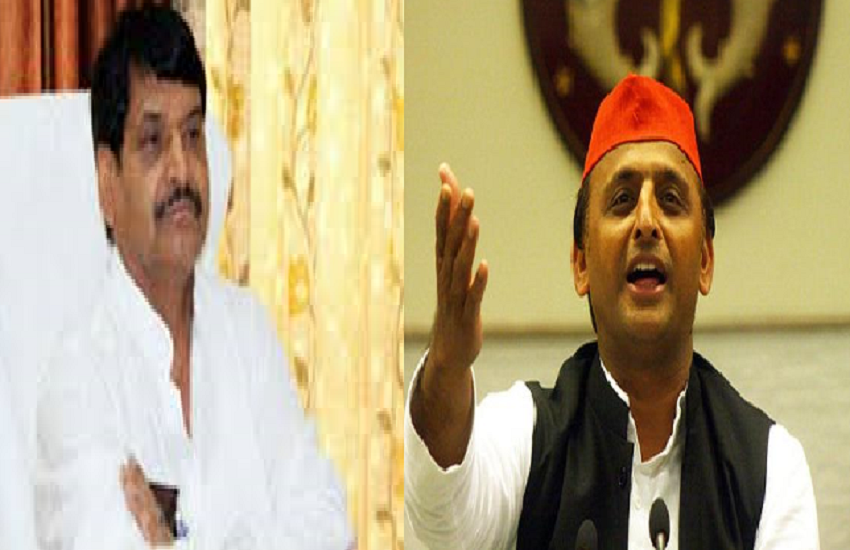 Akhilesh Yadav and Shivpal Yadav
