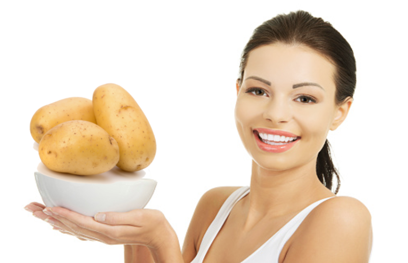 potato skin care