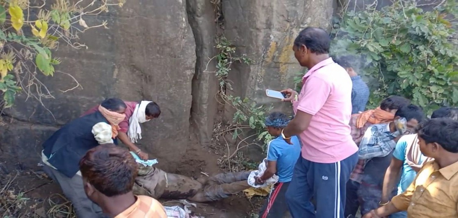 The police and the villagers were left wondering, who buried the dead