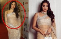 kalank actress sonakshi sinha wears same saree as kareena kapoor khan