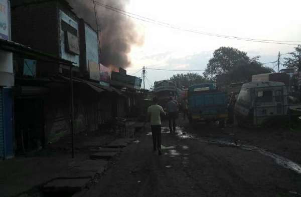Fire In Kabadkhana Bhopal