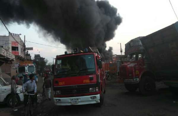 Fire In Kabadkhana Bhopal