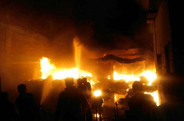 Fire In Kabadkhana Bhopal