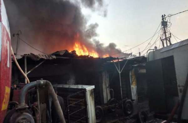 Fire In Kabadkhana Bhopal