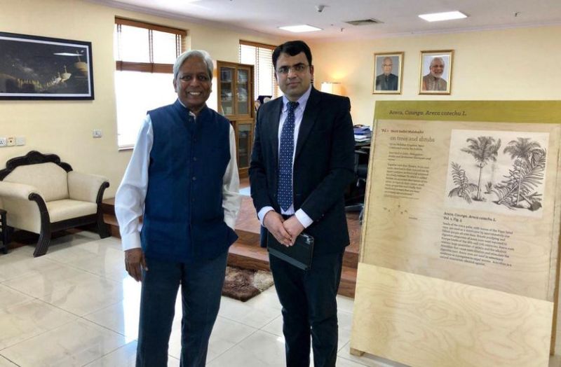 American scientist Dr. Ramesh Raliya with scientists of the India