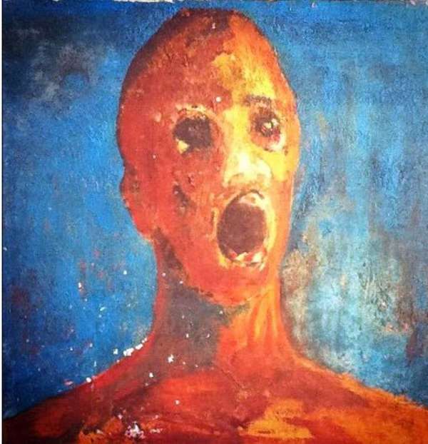 The Anguished Man painting