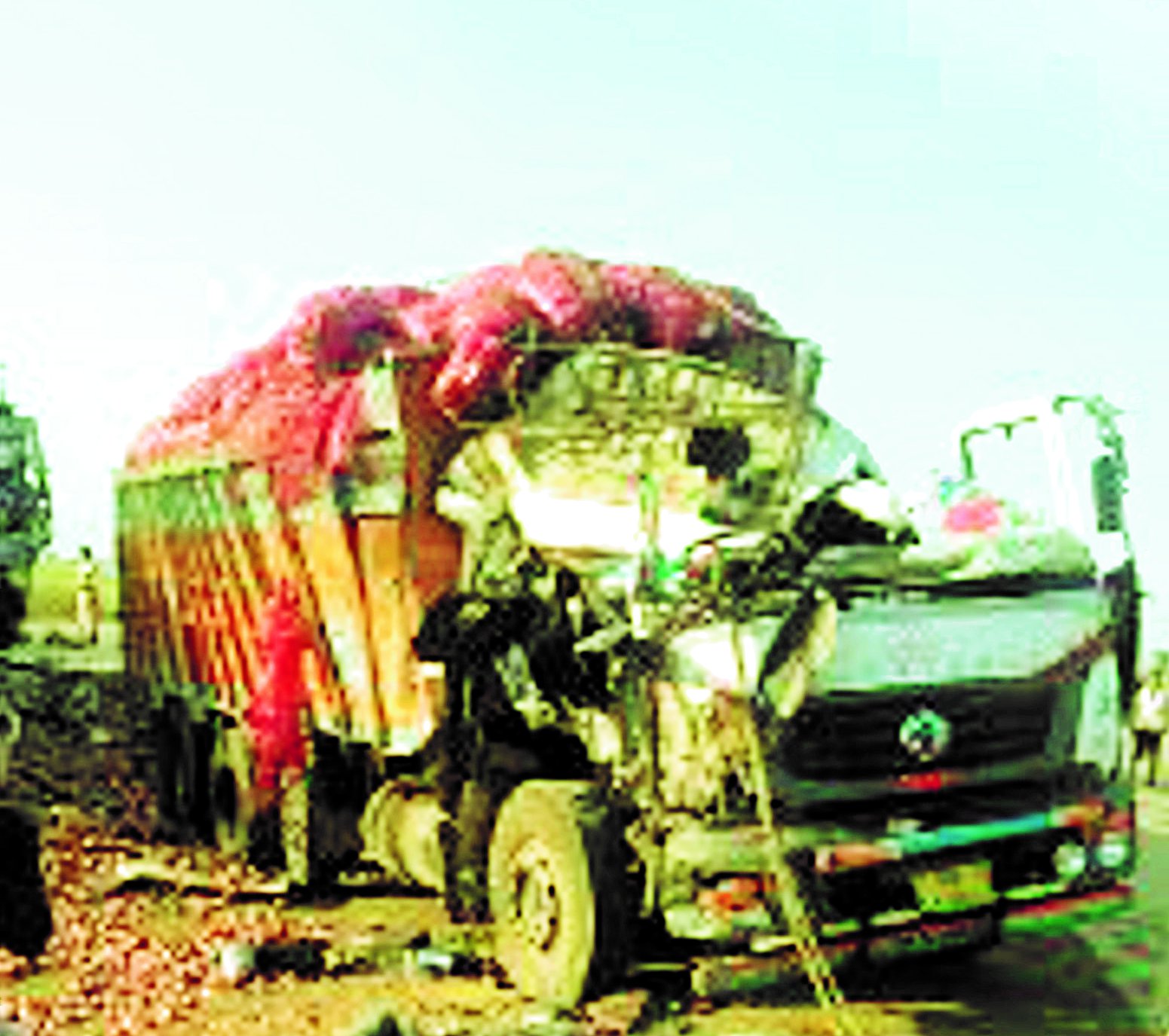 Truck driver dies in road accident