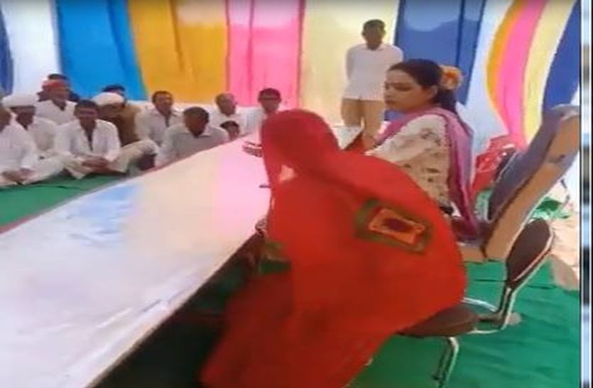 Viral Video : Osian MLA Divya Maderna once again in the discussion