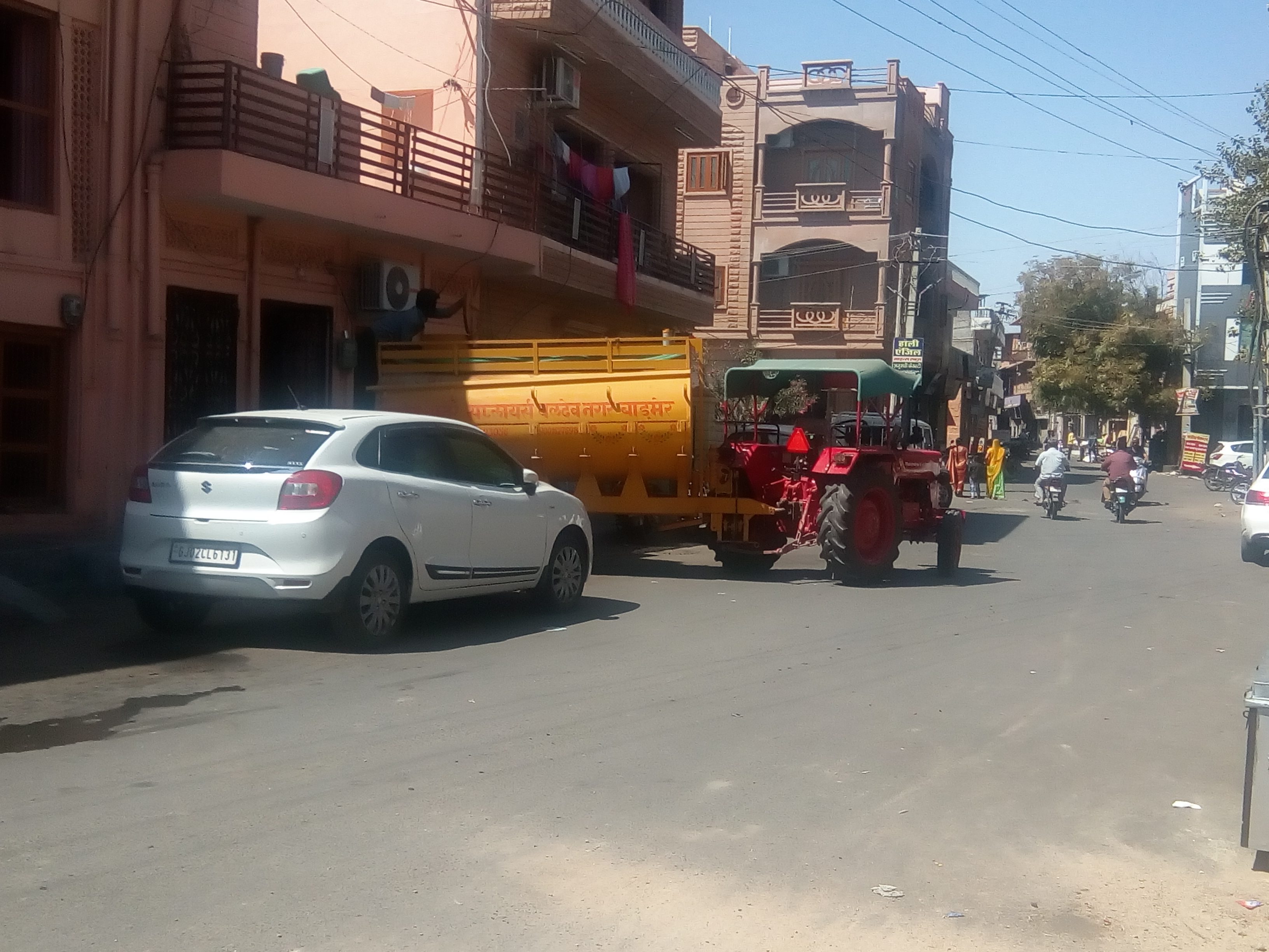 The condition of the 'closure' of water already built in Barmer